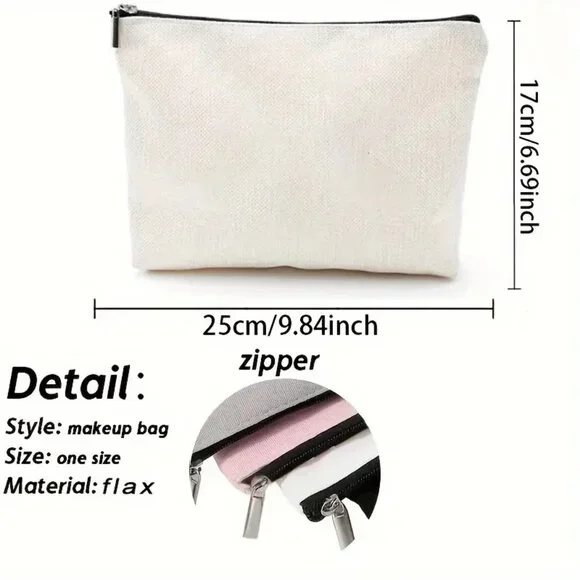 Cute Cowgirl Cosmetic Bag Pouch  Cosmetic Pouch,Travel, Stationary, Money Holder - Picture 7 of 9